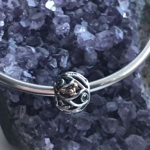 Pandora bangle with charm